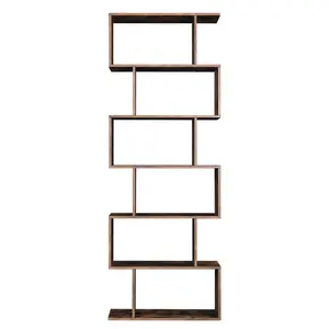 Geena Bookcase Rustic Brown