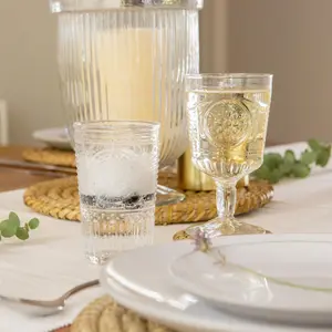 Bormioli Rocco -  Romantic Water Glasses - 305ml - Clear - Pack of 6