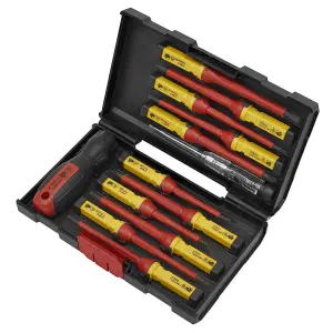 Sealey Screwdriver Set 13pc Interchangeable - VDE Approved AK6128