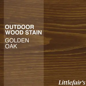 Littlefair's - Outdoor Wood Stain - Golden Oak - 5 LTR