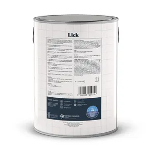 Lick Pure Brilliant White 00 Matt Emulsion paint, 5L