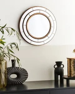 Beliani Boho Wall Mirror BELCHITE Gold