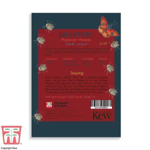 Poppy Promo New Kew Range 1 Packet (2000 Seeds)