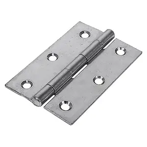 TIMCO Butt Hinges Fixed Pin (1838) Steel Silver - 90 x 60