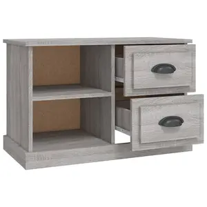 Berkfield TV Cabinet Grey Sonoma 73x35.5x47.5 cm Engineered Wood