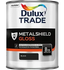 Dulux Trade Metalshield Gloss - Black - 1L