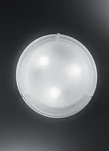 2 PACK Wall Flush Ceiling Light Colour Chrome Shade Glass Alabaster E27 1x60W