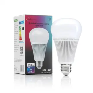 Auraglow 2.4Ghz RGB CCT Smart E27 LED Light Bulb - 70w EQV