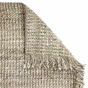 Melrose Lagos Grey Comfortable Low Pile Anti Slip Area Rug 160/230cm