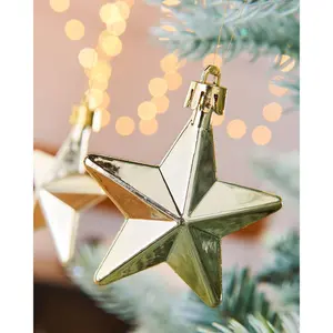 Star Christmas Tree Topper (Set of 6) Gold