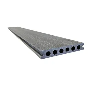 Snowdon Timber Garden DB2314312 HD Dual Carbon/Antique Composite Decking Board (L) 3.6m (W) 143mm (T) 23mm 4 Pack