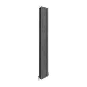 Designer Flat Radiator - 1600 x 280mm - Anthracite