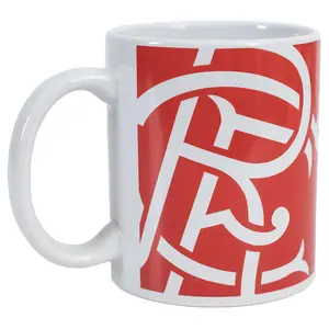 Rangers FC Half Tone Mug Red/White/Royal Blue (One Size)