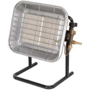 Adjustable Space Warmer Propane Heater with Steel Stand and 1.5m Gas Hose