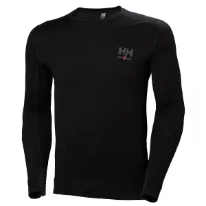 Helly Hansen Workwear HH Lifa Merino Crewneck (Black)  (XX Large)