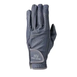 Hy5 Unisex Sport Active Riding Gloves Navy/Dark Grey (XL)