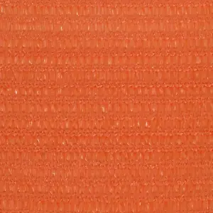 Berkfield Sunshade Sail 160 g/m2 Orange 3.5x3.5x4.9 m HDPE