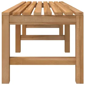 Berkfield Garden Bench 150 cm Solid Teak Wood