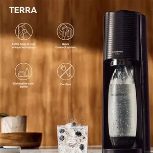 Sodastream Terra Sparkling Water Maker - Black | Robert Dyas