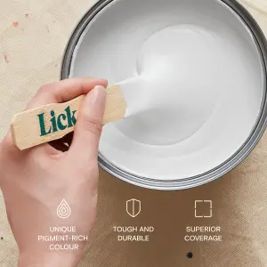 Lick White 02 Matt Emulsion paint, 2.5L