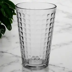 URBNLIVING 300ml 12 Pcs Berlin Drinking Patterned Cup Water Juice Cocktail Tumbler Glassware Sets