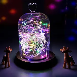 10M Fairy String Lights,RGB,powered by 3 AA batteries