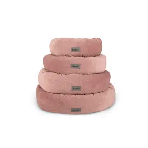 Polyester Pet Bed Pink / Medium (12-18kg)