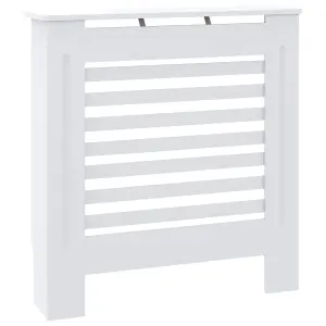 MDF Radiator Cover White 78 cm