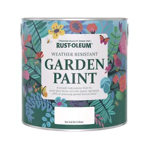 Rust-Oleum Pitch Grey Matt Garden Paint 2.5L