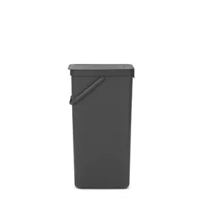 Brabantia Sort and Go 40 Litre Rubbish Bin Grey