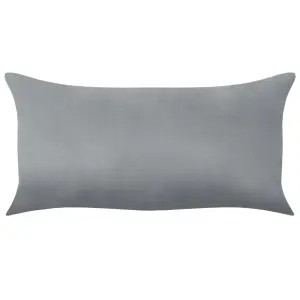 Left Hand Velvet Chaise Lounge Grey IVRY