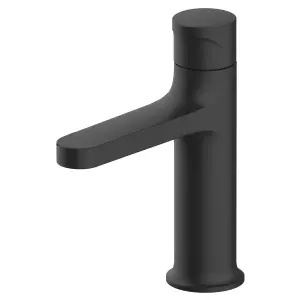 RAK Positano Matt Black Modern Basin Sink Mixer Tap Solid Brass