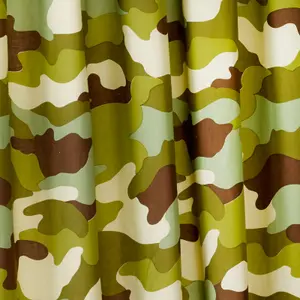 Army Camouflage Lined 54'' Curtains