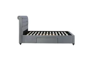 Birlea Marlow King Bed Frame In Grey