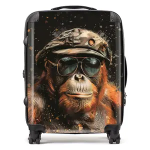 Cool Orangutan Suitcase - Large