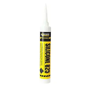 Everbuild Tecnic Silicone 825 Sealant Brick Red, 380 Ml