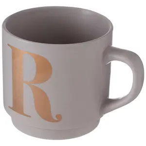 Maison by Premier Signet Grey R Letter Mug