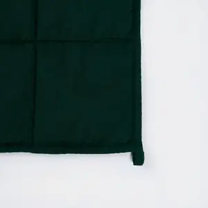 Brentfords Supersoft Weighted 6kg Blanket, Forest Green - 125 x 180cm