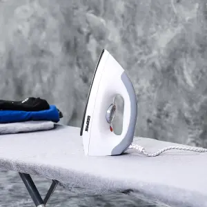 Geepas 1200W Dry Iron for Perfectly Crisp Clothes Non-Stick Coating Plate & Lightweight Adjustable Thermostat Control