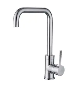 UK Homeliving Avalon Single Lever Mono Kitchen Mixer Tap Chrome