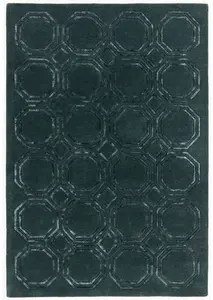 Wool Handmade , Luxurious , Modern , Geometric Rug For Living Room and Bedroom-200cm X 290cm