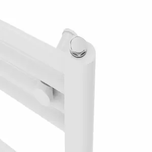 Rinse Modern Bathroom Heated Towel Rail Ladder Radiator 1600x500mm Straight for Bathroom Kitchen White