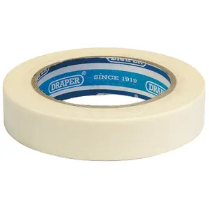 Draper Heavy Duty Masking Tape Roll, 50m x 25mm 63478