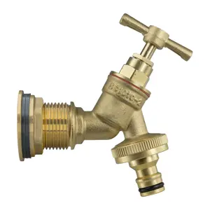 brass 1/2" water butt adaptor (requires a 26mm hole)