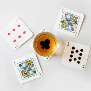 G-Clamp Bottle Opener & Playing Card Drink Mats