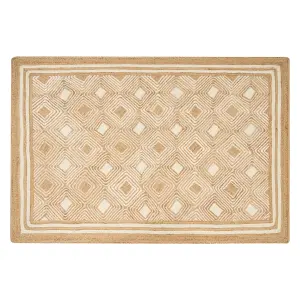 Jute Area Rug 200 x 300 cm Beige MENGEN