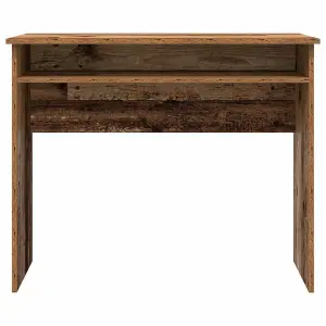 Berkfield Desk Old Wood 90x50x74 cm Engineered Wood