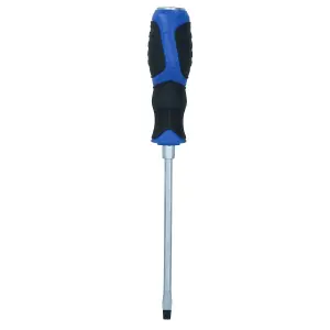 Slotted Flat Headed Screwdriver SL5.5 5.5mm x 125mm Magnetic Tip Rubber Grip