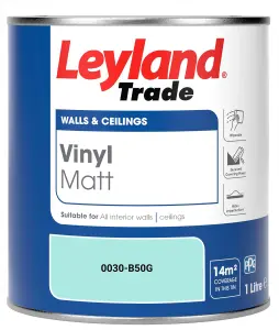 Leyland Trade Vinyl Matt Walls & Ceilings Emulsion Paint (0030-B50G) 1L