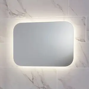 UK Home Living Avalon - PRICE REDUCED -LED Mirror W/Demister Pad & Shaver Socket 600x1200mm